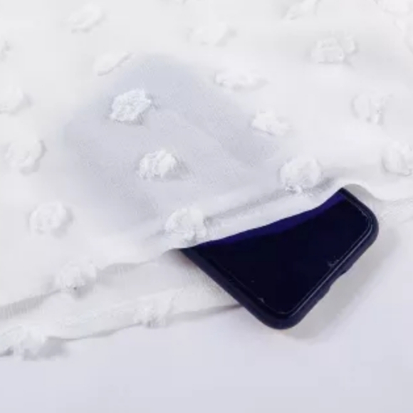 ♥️New boutique button ruffle dot tank - Picture 9 of 17